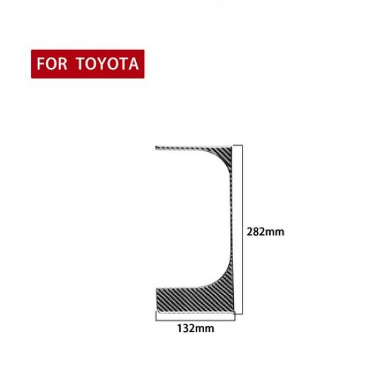 Для Toyota Tundra 2014-2021 Накладка на передний подстаканник из настоящего углеволокна