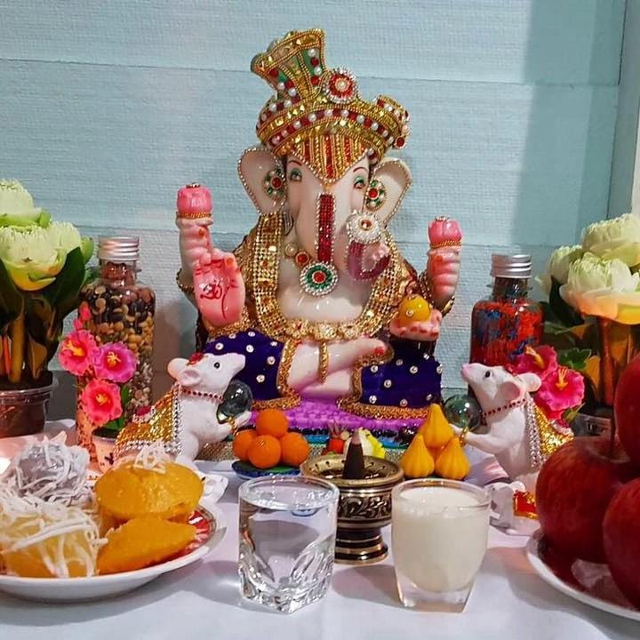 Ганеша Голова слона Индуизм Бог Статуя Мощный Амулет Удачи Талисманы Ювелирные изделия Винтаж Защита Здоровья Удача Богатство