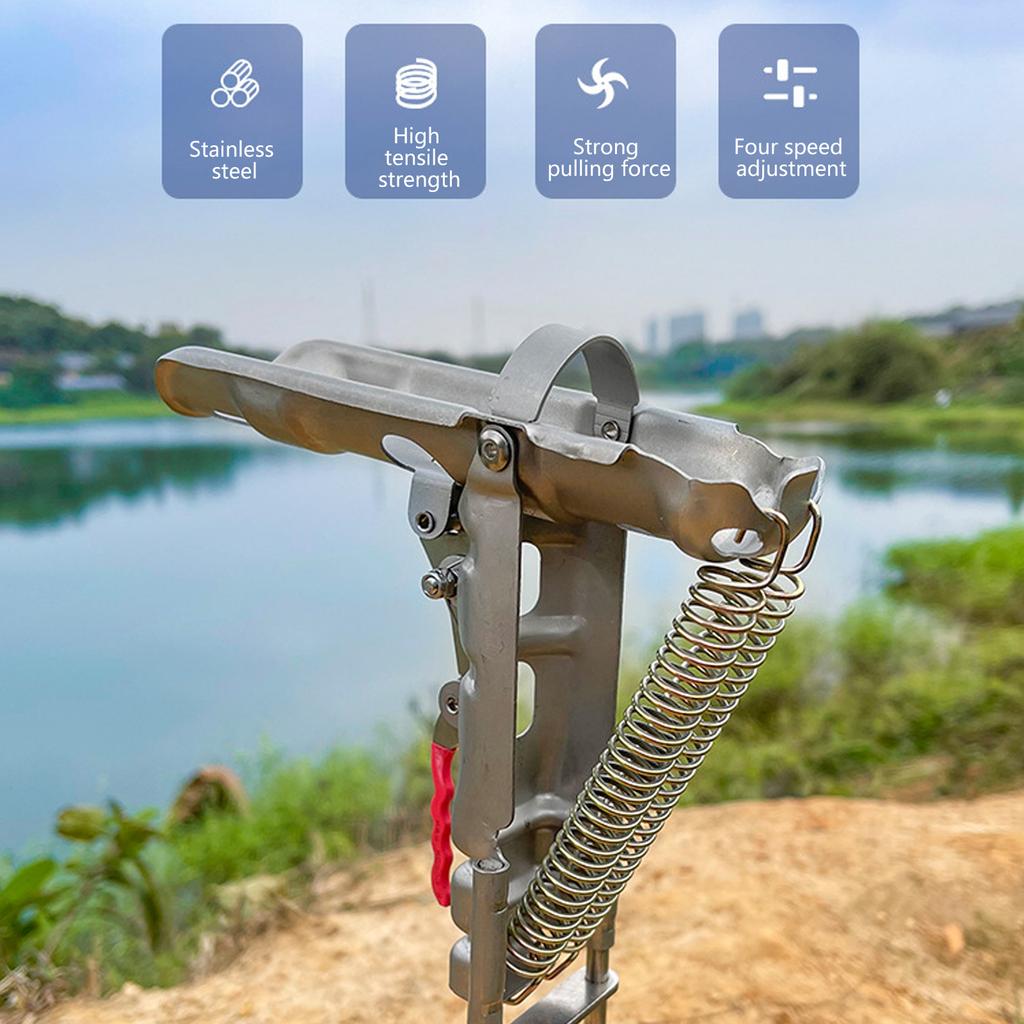 Основание для держателя удочки, подставка для удочки, автоматический пружинный держатель удочки для опорных кронштейнов на земле