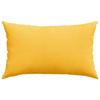 Sofa Cushions 2 Pieces Light Yellow 50 x 30 cm Cord Fabric