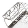 Camping Stainless Steels Toaster Holder Heat Resistant Bread Grilling Rack for Barbecue Foldable Bread Warmer Grill Rack