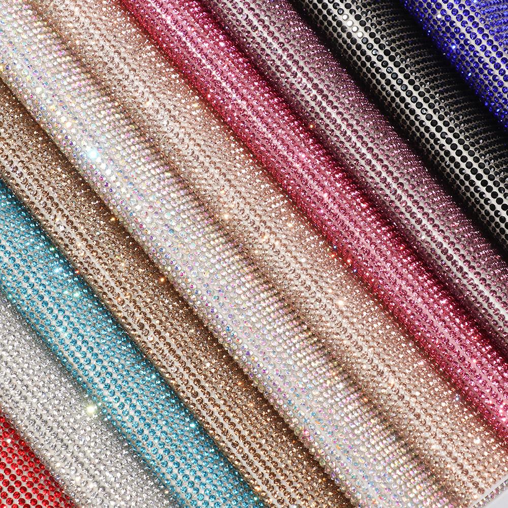 Car Decoration Home Decor Gifts Rhinestone Sheet Crystal Sticker Bling Paster Glitter Trim Applique