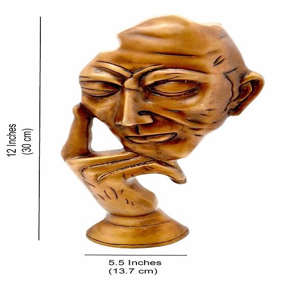 The Thinking Man Decor Латунный экспонат 30,48 см