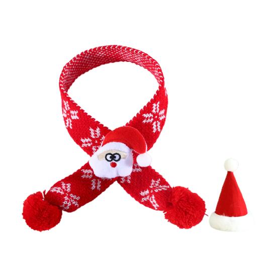 1 шт./1 комплект шарф для домашних животных, ультра-толстый, супер мягкий, сохраняет тепло, приятен для кожи, устойчив к выцветанию, декоративный