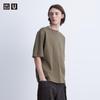 Uniqlo Футболка свободного кроя Airism CoTTon с круглым вырезом, часть 5 