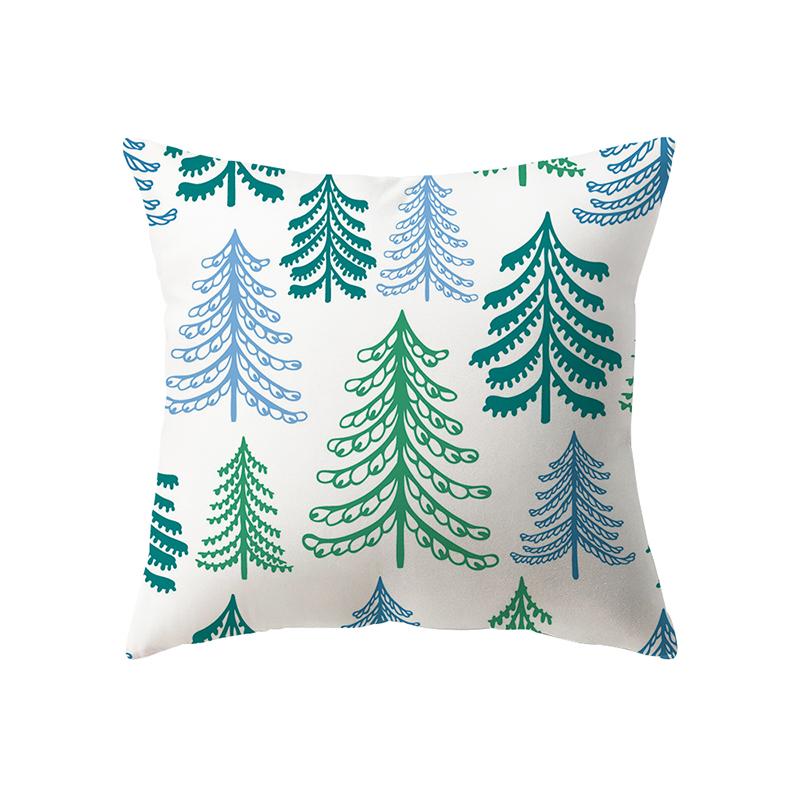 Рождественская тема Рождественские украшения с принтом наволочка для дома, гостиной, украшения дивана, подушка, наволочка