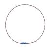 [Phiten] RAKUWA Necklace EXTREME Wire Tornado Navy/Pink 50cm | Lightweight