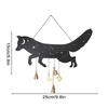 Easter Bunny Wind Chimes Garden Cute Easter Wind Chime With Fox And Rabbit Bunny Wind Chime Outdoor Decor Sturdy Wind