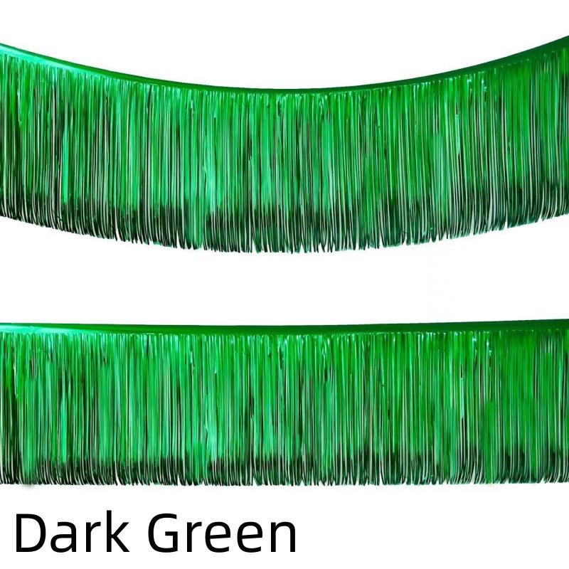 2/1 упаковка фольгированной бахромы гирлянды металлической мишуры растяжки баннеры для парада поплавки день рождения свадьба рождественская вечеринка декор
