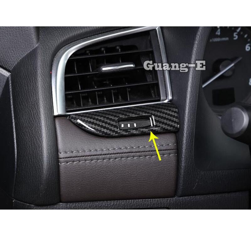 For Mazda6 Mazda 6 Atenza 2014 2015 2016 2017 2018 Car Cover Detector Stick Frame Co-pilot Glove Box Front Trim Panel 2PCs