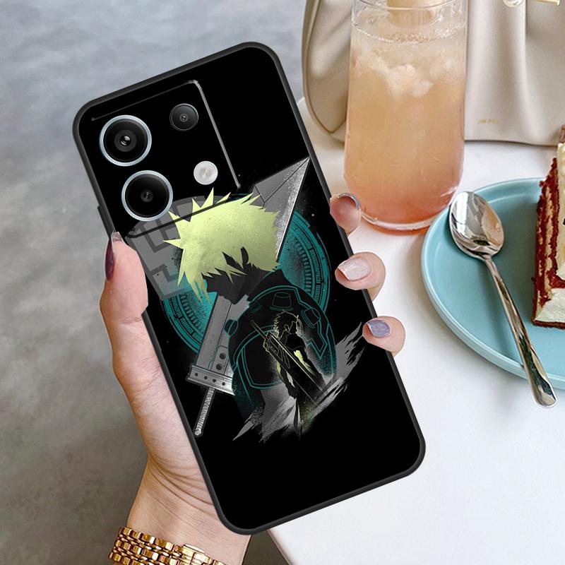 Final Fantasy Funda For Xiaomi Redmi Note 12 11 10 9 8 13 Pro Plus 12S 11S 10S 9S 10A 9C 10C 12C 13C Case