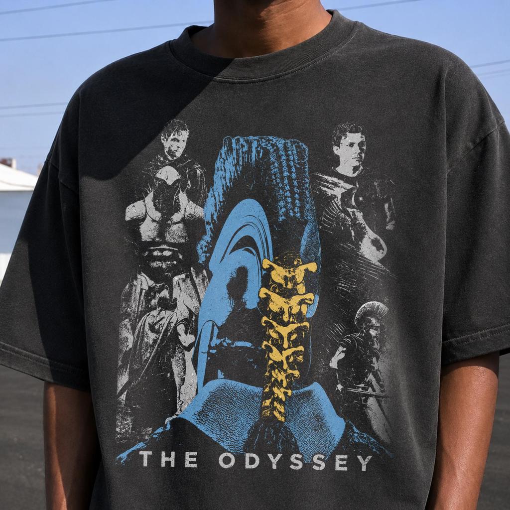 The Odyssey Movie Shirt Epic Greek Mythology Graphic Tee Odyssey 2026 Film Inspired Vintage Tshirt