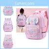 Cute Mermaid Oxford Cloth School Backpack For Girls Lightweight And Spinal Protection