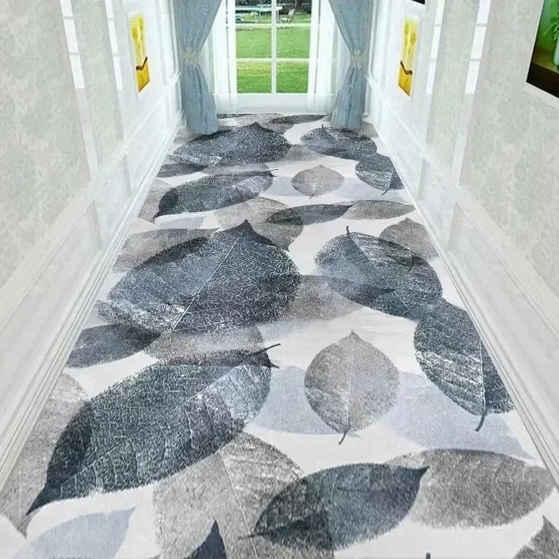 Настраиваемый современный ковер для прихожей, украшение большой площади, домашний зал, лестница, проход, ковер, балкон, длинный коридор, проход, нескользящий коврик