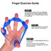 3 PCS Fitness Strength Silicone Resistance Band Wrist Exerciser Hand Grip Finger Trainer