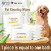 Pet Deodorizing Wet Wipes: 10-Pack for Cats & Dogs - Portable Cleaning for Paws & Rear