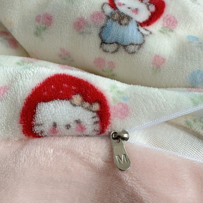 Cute Fresh Milk Fleece Bedding Set Soft Warm Coral Bed Sheet Winter