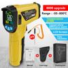 Digital Infrared Thermometer LCD Color Screen Digital Thermometer Temperature Meter Backlight Alarm Handhold Thermometer