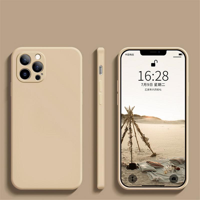Мягкий жидкий силиконовый чехол цвета конфет для iPhone 16 15 14 13 12 11 Pro Max X XR XS Max 7 8 Plus SE 2020 ультратонкий защитный противоударный чехол