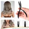 Hair Extension Pliers Kit Stainless Steel Microlink Pliers Hair Loop Tool Beads Opener Closer Hair Extensions Hair Styling