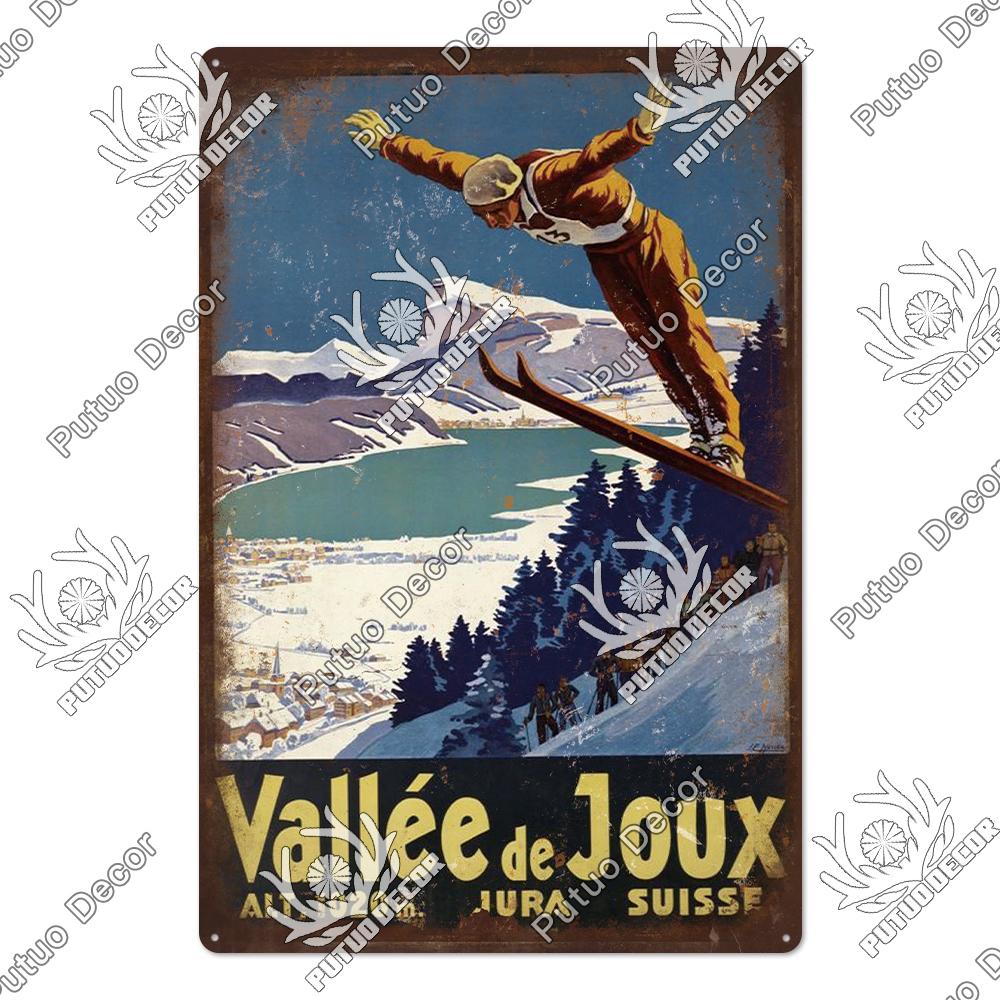 Decor Fun Animal Vintage Tin Sign Plaque Metal Plate Wall Art Decor for Living Room Man Cave Cafe Farmhouse Retro Poster