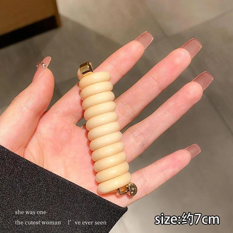 Новые резинки для волос «конский хвост» резинки для волос резинки для волос телефонные провода аксессуары для волос модные повязки для волос женские головные уборы