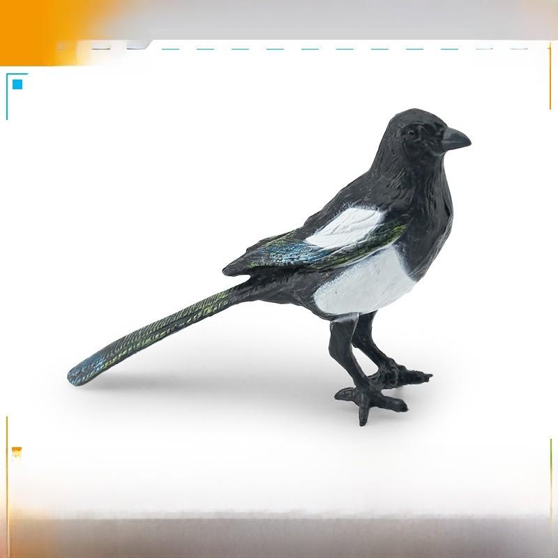 Коллекция ПВХ моделей птиц и животных с сорокой, попугаями и совой для ландшафтного дизайна сада и домашнего декора