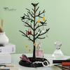 Jewelry Stand Organizer Tree Shape Design Tangle-Free Detachable Stable Base Earring Hanger Necklace Holder