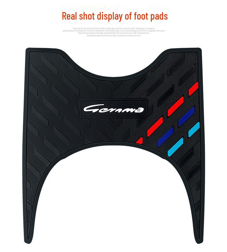 Compatible Rikav 108 & American Motorcycle Non-Slip Waterproof Foot Pads for Electric Vehicles