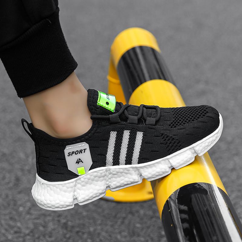 28-39 Детские Большие Размеры Легкие Простые Стильные Дышащие Сетчатые Повседневные Спортивные Кроссовки Кроссовки