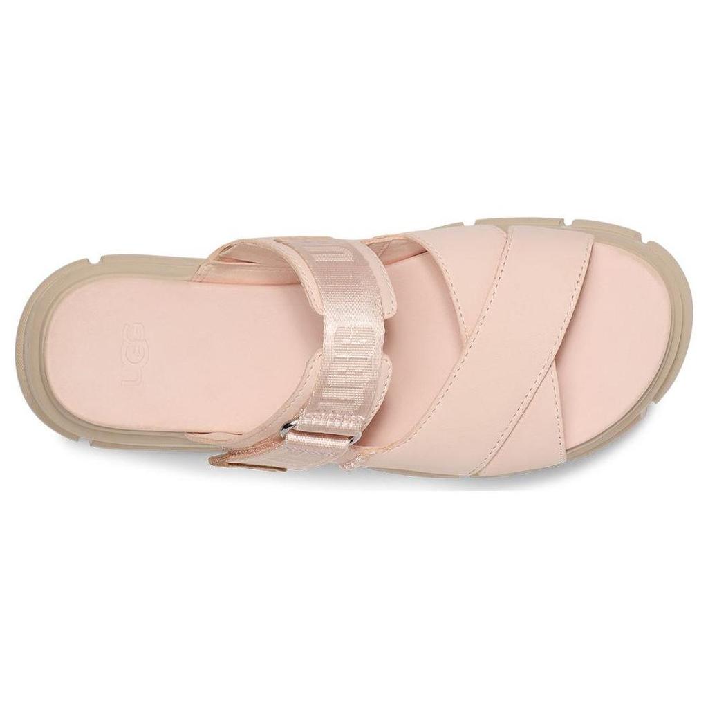 UGG Fashionable Comfortable Versatile Fabric Slippers Women Slippers Rose-Nude 1136765-RYBG