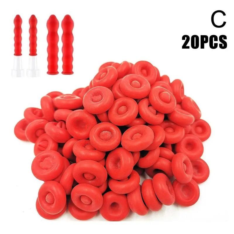 Caulk Cap Glass Glue Tip Sealing Cap Barrel Glue Mouth Protective Cover Caulking Gun Nozzles Cap Red Caulk Saving Cap 10-100pcs