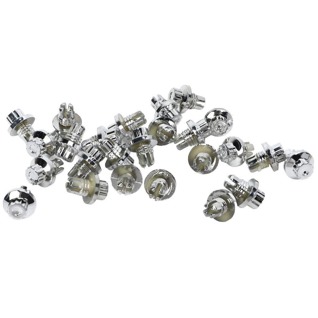 25 Pcs Wheel Rim Rivets Lip Rivets Nuts for AH Ds Series Wheel Rims Cap Lip Screw Bolt Tire