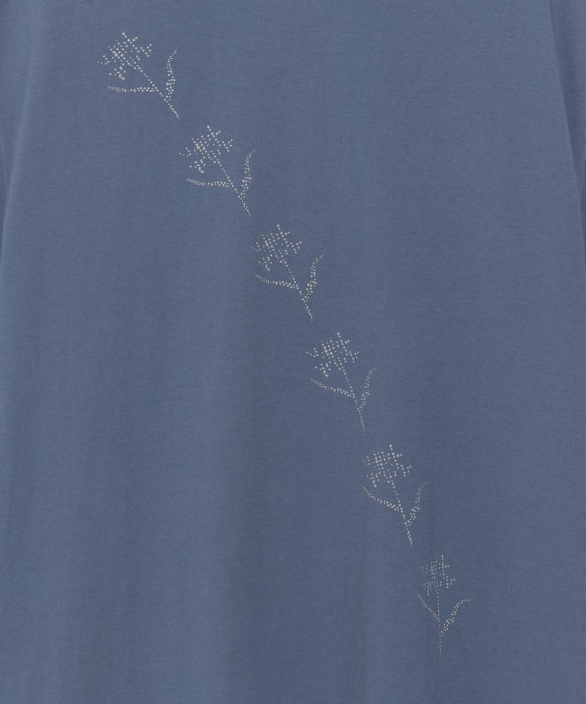 THE COLDEST MOMENT Tcm Dot Flower T (Blue)