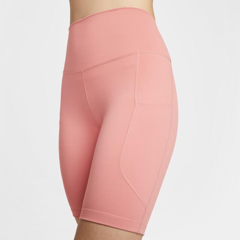 Nike Dri-Fit One Удобные Быстросохнущие Вязаные Велосипедные Брюки с Высокой Посадкой Женские низ FZ6759-685