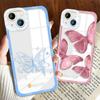 Shockproof Cartoon Painted Pattern Crystal Phone Case Transparent Soft Full Cover Camera Protection Cover for IPhone Samsung Redmi OPPO Realme Vivo