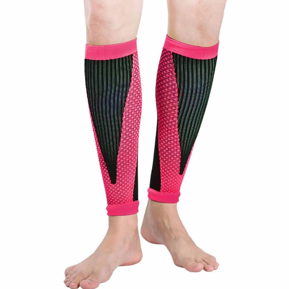 1 Pair Leg Calf Sleeves, Football Shin Guard Protector Soccer Anti-Crash Leg Calf Sleeve Compression Cycling Running Leg Warmers
