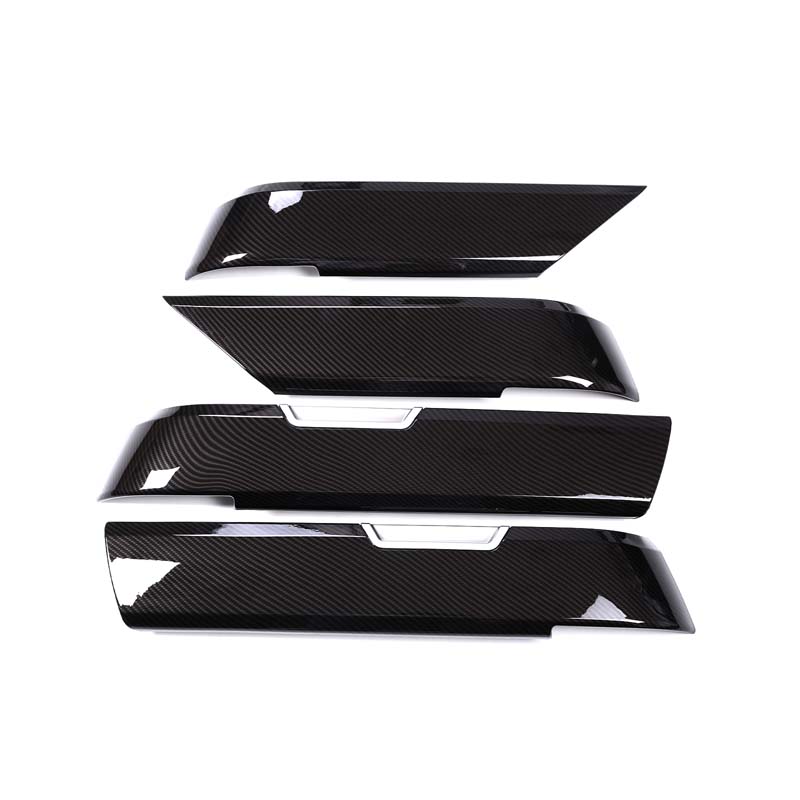 For Land Rover Range Rover Sport 2014-2017 ABS Car Door Decorative Panel Replacement Parts Carbon Fiber Texture Trim Accessories