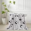 Donner Home Textiles Panda Flannel Blanket