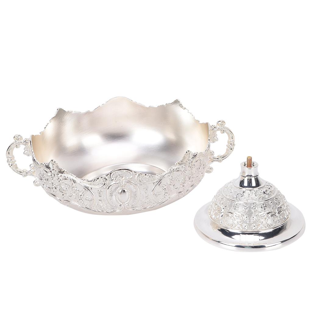 Европейский поднос для фруктов из цинкового сплава, чаша с украшениями в стиле ретро для хранения конфет