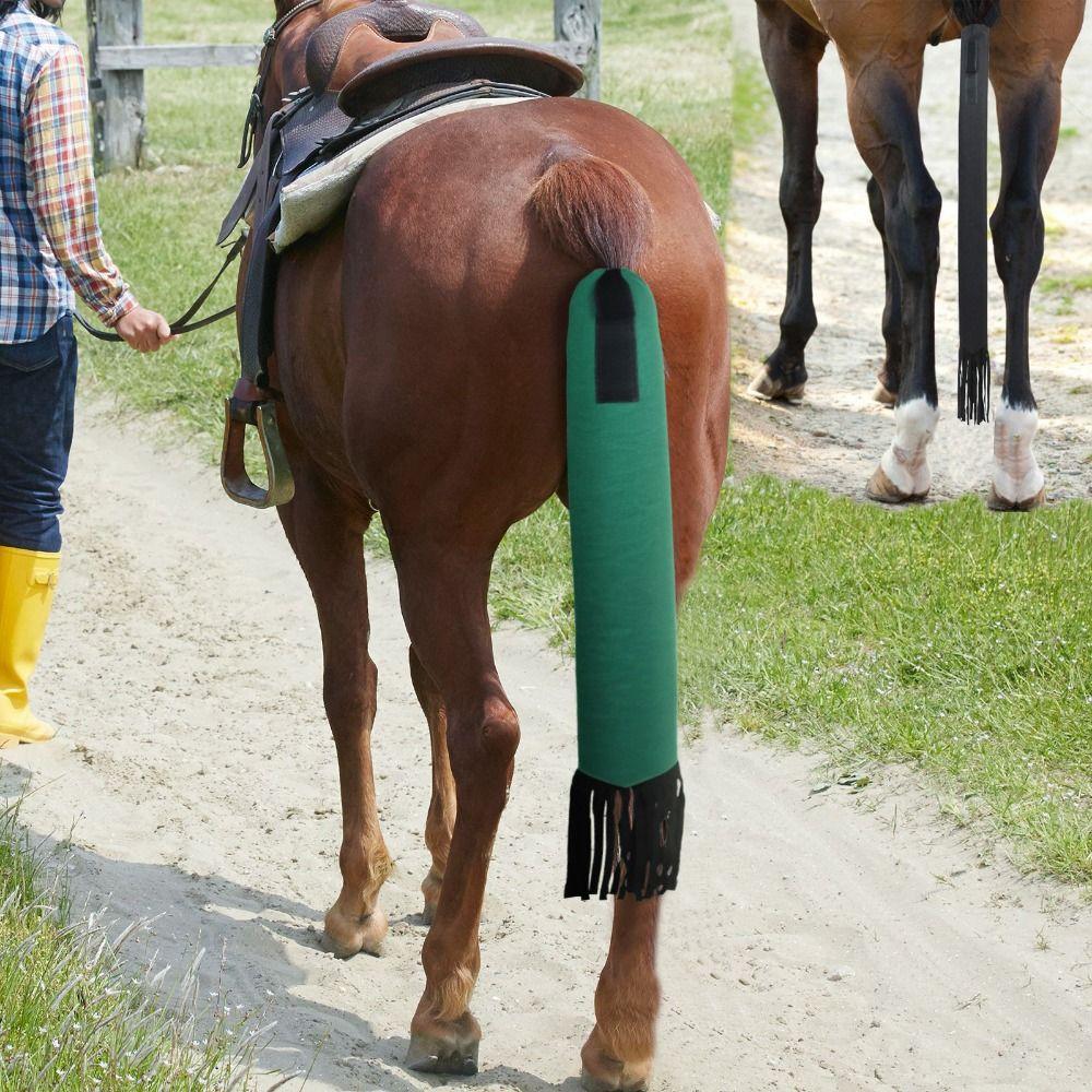 Нетканый материал Защита хвоста лошади Сумка для хранения хвоста лошади Аксессуары для лошади Чехол для хвоста лошади