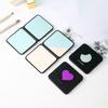 Foldable Makeup Mirror Mini Square Makeup Vanity Mirror Portable Hand Mirrors Double-Side Compact Mirror Pocket Cosmetic Mirrors