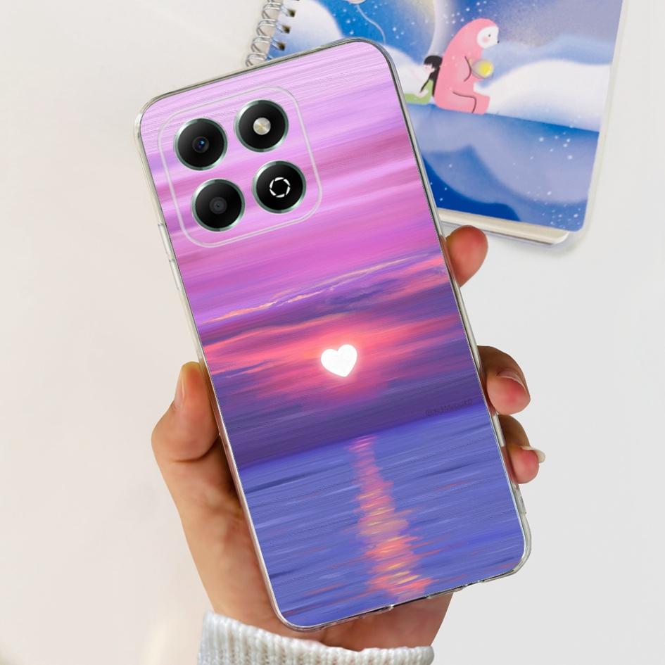 Чехол для Honor X6b JDY-LX1 JDY-LX2 Чехол Роскошный Мраморный Узор Мягкий Прозрачный Силиконовый Задняя Крышка Телефона Для Honor X6b 4G X 6B Fundas