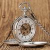 Мужские карманные часы на цепочке, в винтажном стиле