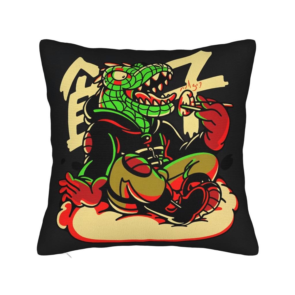 Dorohedoro Kikurage Character Pillowcases Kawaii Pillow Case For Living Room Chair Graphic Pillow Cover
