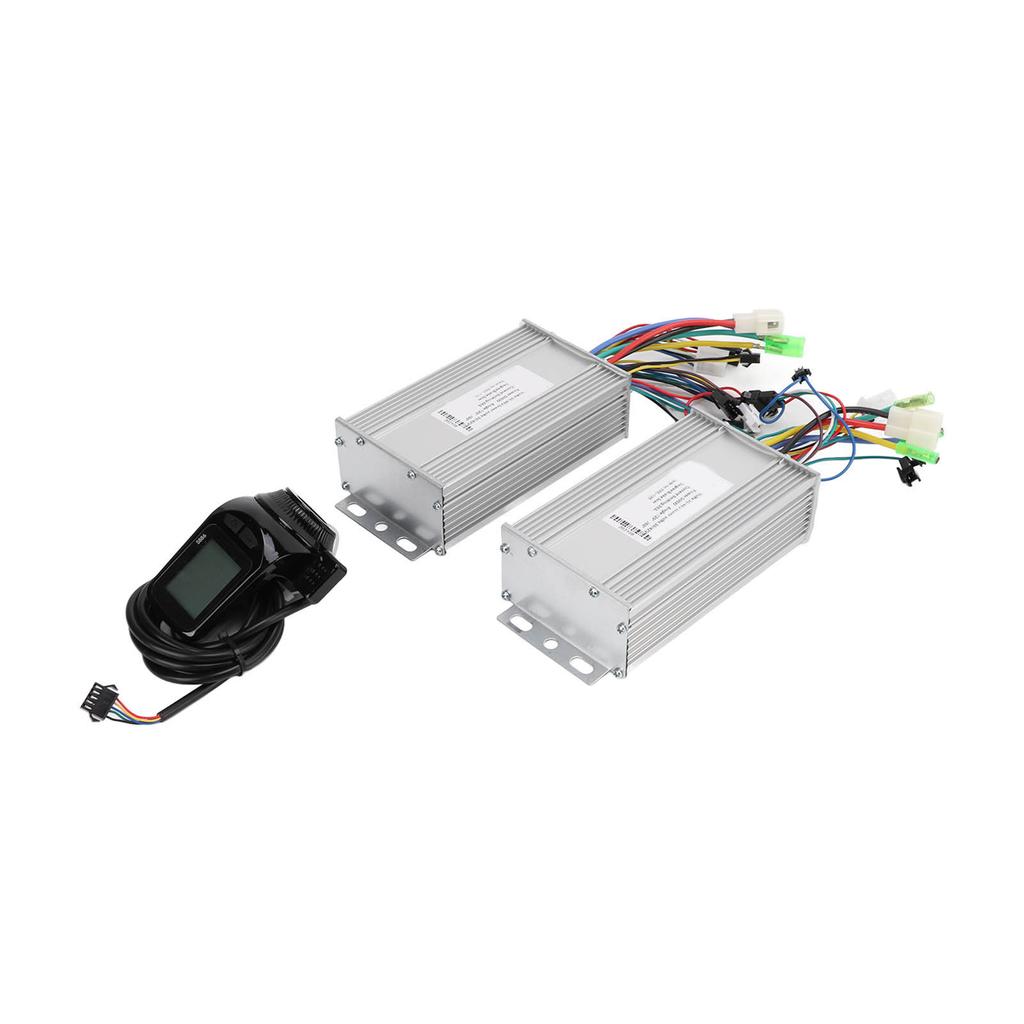 36V 48V 500W Electric Bike Dual Drive Brushless Motor Controller LCD Display Set for Electric Scooter