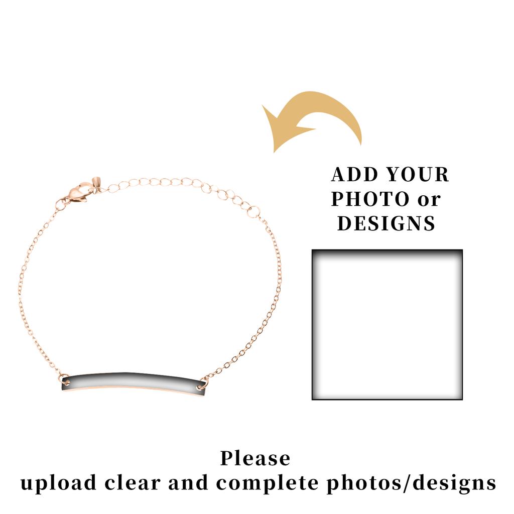 Customized - Woven Bracelet Couple Steel Bracelet