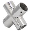 MJS015 нержавеющая сталь стыковая сварка крест 4-ходовой разветвитель трубы фитинги лодка аксессуар 25MM