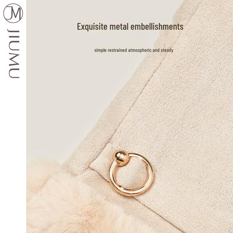 JIUMU Women's Winter Plus Velvet Touchscreen Gloves