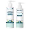 WishCare Hydrating AHA BHA Anti Dandruff Shampoo & Ceramide Conditioner Combo Pack 250ml+200ml